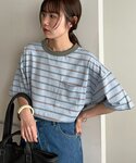 tシャツ 「Enlude/1枚で着映え♪」アソ...の詳細画像4