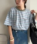 tシャツ 「Enlude/1枚で着映え♪」アソ...の詳細画像3