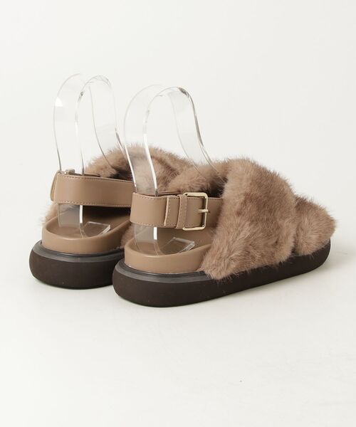 「ATELIER BRUGGE」 フラットサンダル MEDIUM ベージュ レディース_画像2