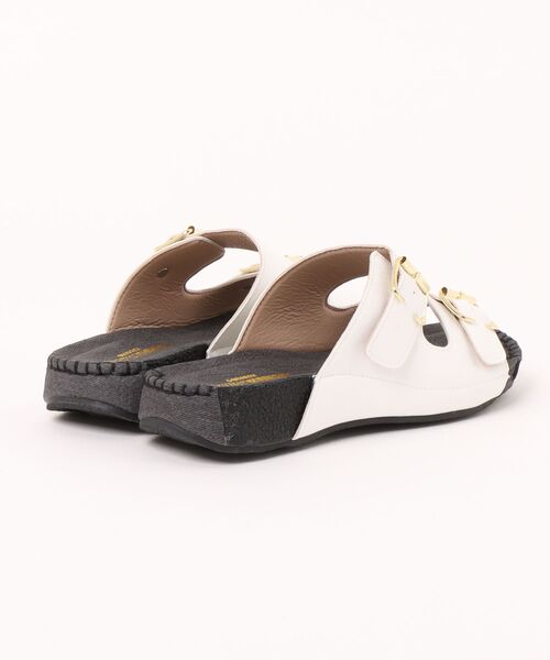 厚底 サンダル 「SHOP select」 もちもちクッション ダブルベルトサンダル レディース | Piedi Nudi | 04