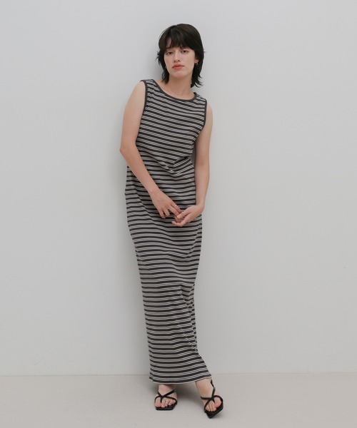 select MOCA（セレクトモカ） ワンピース ボーダータンクトップロング