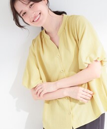 SHOO・LA・RUE（シューラルー） ブラウス シャツ 半袖 「洗濯機可