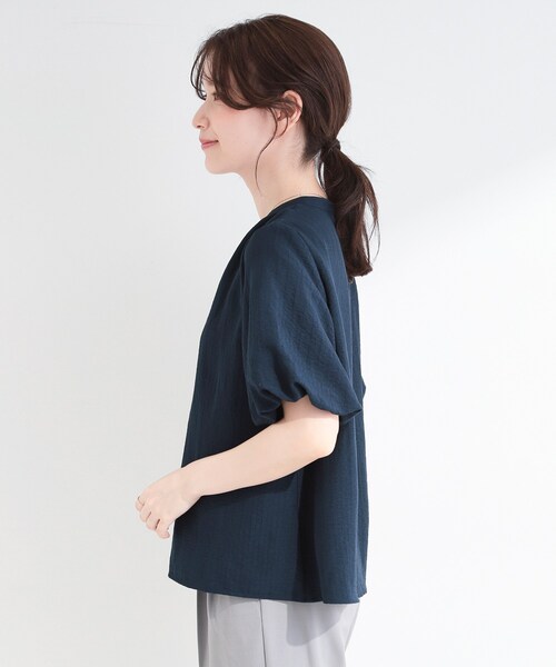SHOO・LA・RUE（シューラルー） ブラウス シャツ 半袖 「洗濯機可