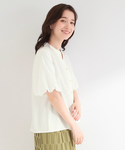 SHOO・LA・RUE（シューラルー） ブラウス シャツ 半袖 「洗濯機可
