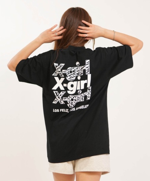 X-girl（エックスガール） tシャツ 半袖 「ムラサキスポーツ別注」X