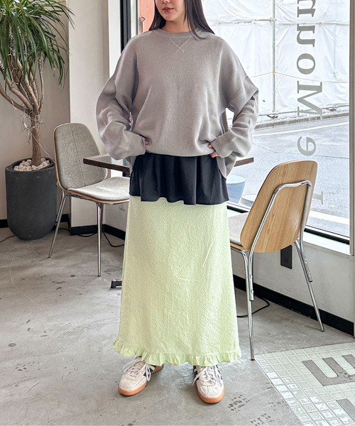 「PILIT」 ロングスカート MEDIUM オフホワイト レディース_画像3