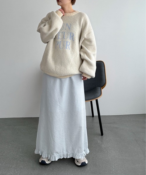 「PILIT」 ロングスカート MEDIUM オフホワイト レディース_画像5