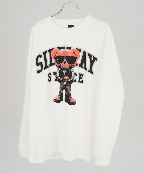「SIDEWAY STANCE」 長袖Tシャツ MEDIUM ブラック系その他 メンズ_画像4