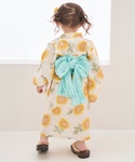 浴衣 「簡単着用」2WAY浴衣 キッズ 子供 女の子の詳細画像1
