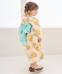 浴衣 「簡単着用」2WAY浴衣 キッズ 子供 女の子の詳細画像2