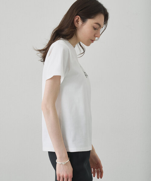 「Drawing Numbers」 半袖Tシャツ 38 チャコールグレー レディース_画像3