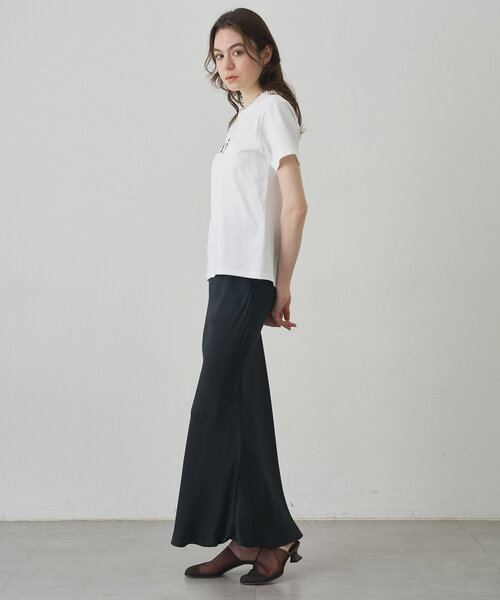 「Drawing Numbers」 半袖Tシャツ 38 チャコールグレー レディース_画像8