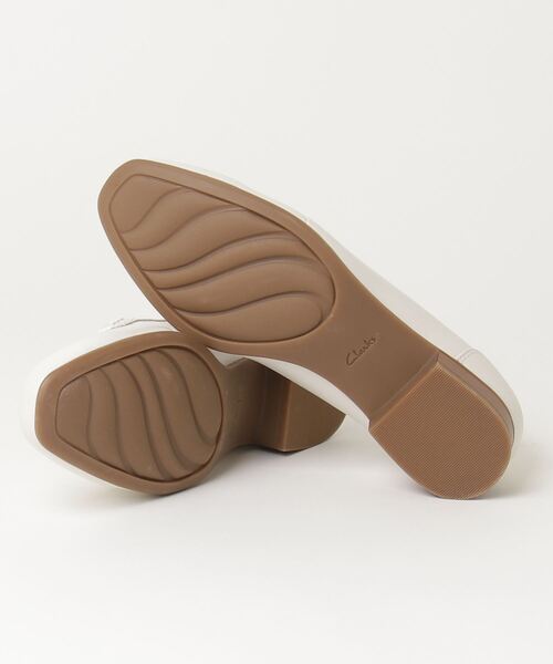 「Clarks」 パンプス UK3 オフホワイト レディース_画像3