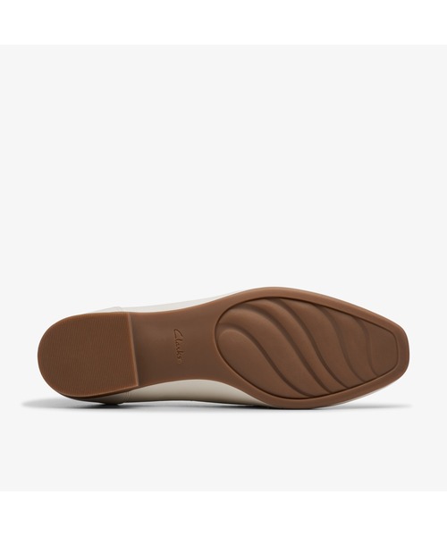 「Clarks」 パンプス UK3 オフホワイト レディース_画像5