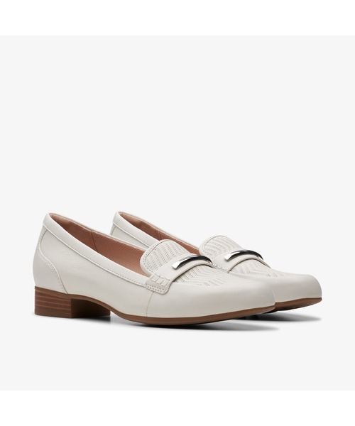 「Clarks」 パンプス UK3 オフホワイト レディース_画像6