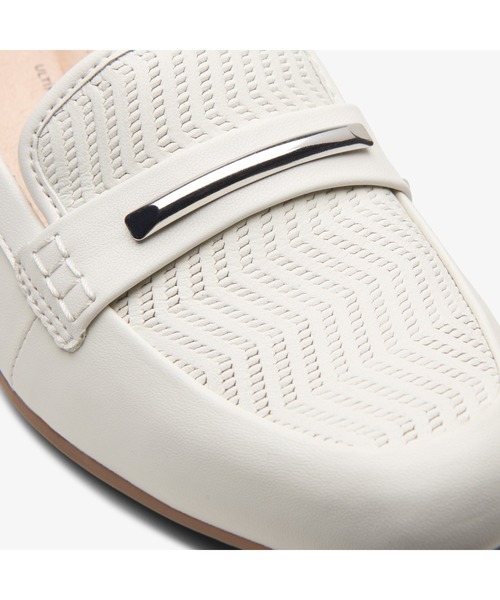 「Clarks」 パンプス UK3 オフホワイト レディース_画像9