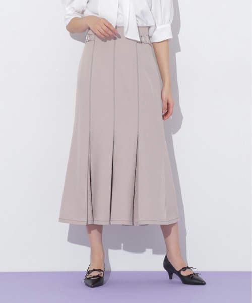 「JILL by JILL STUART」 ロングスカート MEDIUM チャコールグレー レディース_画像4
