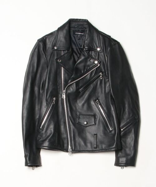 ジャックローズ JACKROSE レザージャケット 羊革 JACKROSE（ジャックローズ） レザーブルゾン S ブラック メンズ