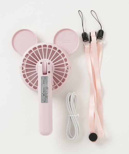 新品☆Disney ディズニー 3wayハンディファン ミッキー ピンク 扇風機 MICKEY MOUSE 「DISNEY/ディズニー」 最大6時間駆動 ネック