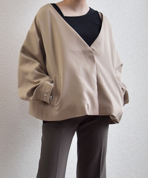 在庫即納 ジャケット PayPayモール店 - 通販 - PayPayモール ノーカラージャケット ノーカラーオーバージャケット ZOZOTOWN 安い超激安
