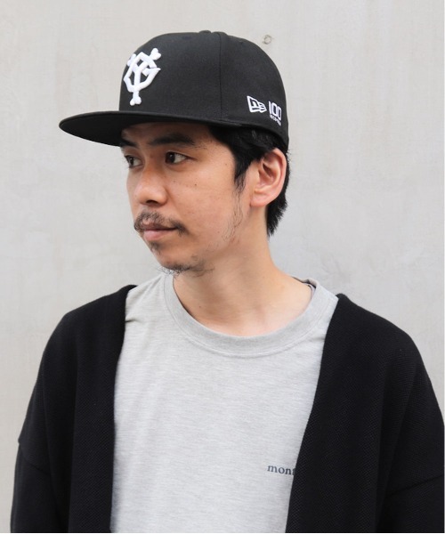 帽子 キャップ メンズ 「NEW ERA」5950 GIANTSNE 100TH BLACK/WHITE / 「ニューエラ」キャップ　オーバーライド｜zozo｜06