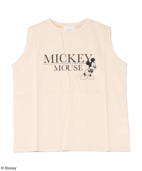 DOLCE&GABBANA　Mickey Mouse　スパンコールタンクトップ Mickey Mouse/LOOSE SHORTタンクトップ[品番：MKSW0050516