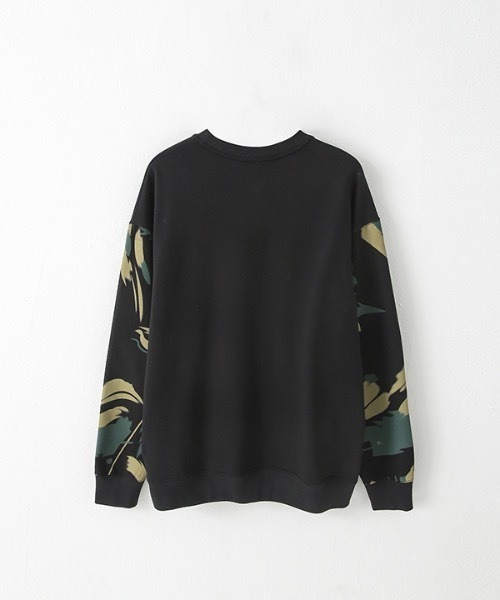 トレーナー スウェット 「JORENZ CARTIESS 」ルーズフィット カモフラージュスウェットシャツ / Loose fit camouflag JORENZ CARTIESS トレーナー スウェット 「JORENZ 」ルーズ