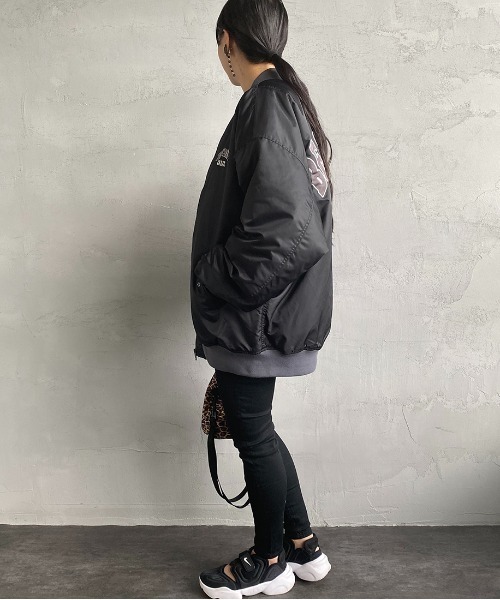 ジャケット MA-1 [BEN DAVIS/ベンデイビス] レタードデザイン ビッグシルエットMA-1