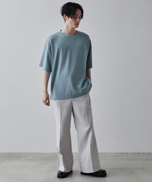 カットソー(半袖+袖なし) (im)perf. Drape Cut&amp;Sew / White 商品 – (im)perf.