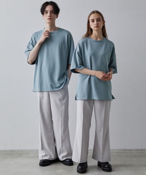 CLEL（クレイル） tシャツ 「CLEL」Drape Punch Loose Short Sleeve