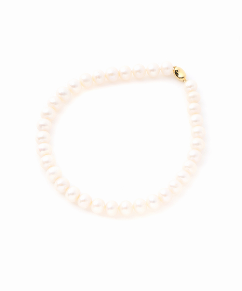 Lilas ネックレス エシカル淡水ポテトパールネックレス10mm36cm SV