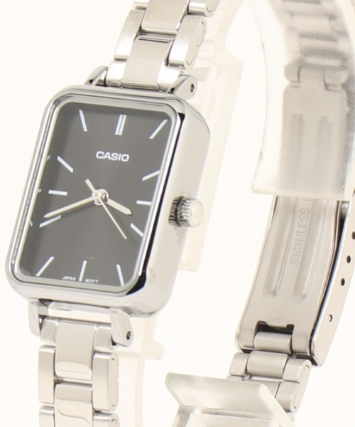 スクエア型メタルバンド時計 SSスクエアメタルバンド ウォッチ（シルバー旭光ダイヤモンド