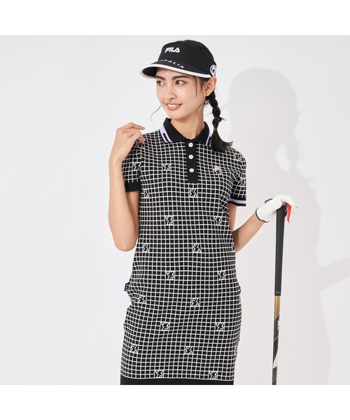 FILA GOLF ワンピース 夏 半袖 GOLF/フィラゴルフ ゴルフウェア 軽量