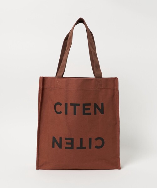 【CITEN】ロゴプリント フラットトート CITEN＞ロゴプリントフラットトート