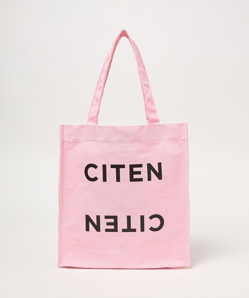 CITEN（シテン） トートバッグ 「CITEN」ロゴ ステートメント プリント