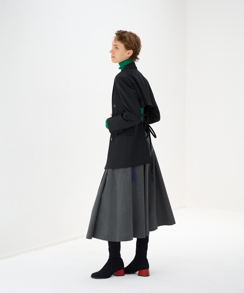 LANVIN en Bleu ジャケット テーラードジャケット オープン