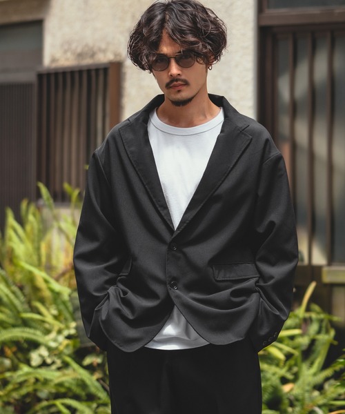 NULL ジャケット テーラードジャケット 「NULL」ポリ テーラード