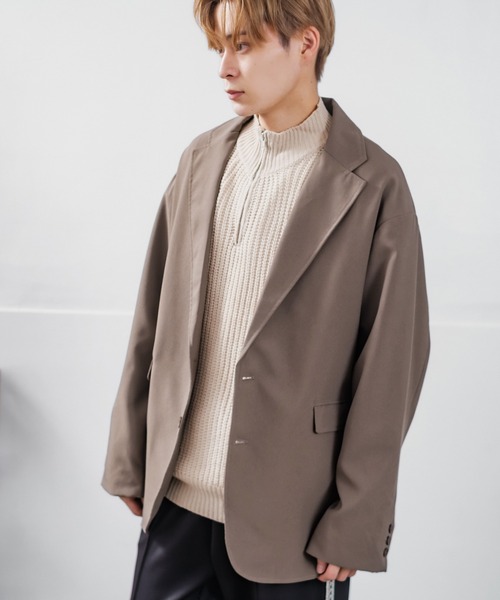 NULL ジャケット テーラードジャケット 「NULL」ポリ テーラード