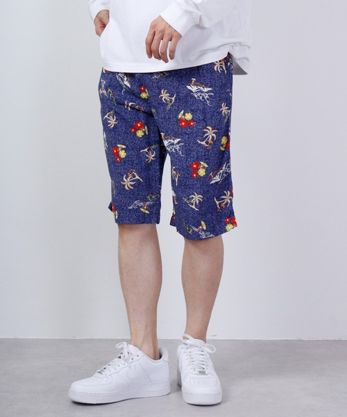 あさみ　2枚セット　Lサイズ　ブルー Ace パンツ ACE アロハ ハーフパンツ メンズ レディース