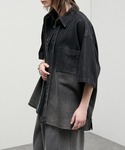シャツ 半袖 「Alfred Alex」オーバ...の詳細画像5