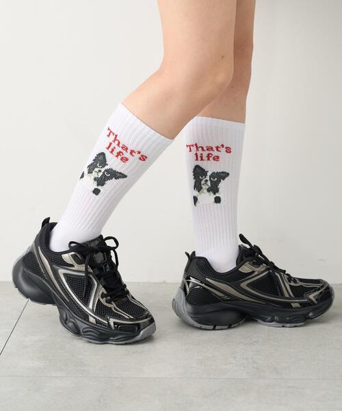 WEGO（ウィゴー） 靴下 WEGO/グラフィックデザインソックス メンズ