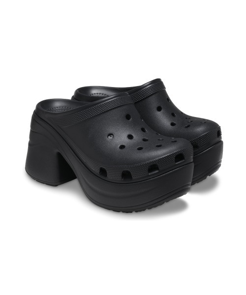 新品✨crocs Siren Clog 厚底 サンダル レディース （ブラック） クロックス crocs レディース Siren Clog サイレン クロッグ
