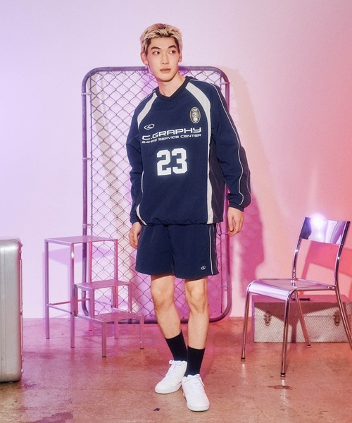 ★codegraphy★ COOL Synthetic Fiber Color Block Sports Short MUSINSA公式 | Codegraphy Synthetic Fiber Color Block Sports