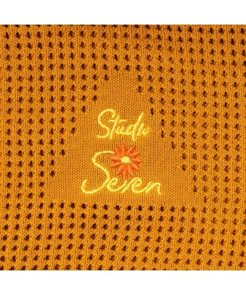 STUDIO SEVEN セーター ニット Flower Mesh Knit Cardigan 
