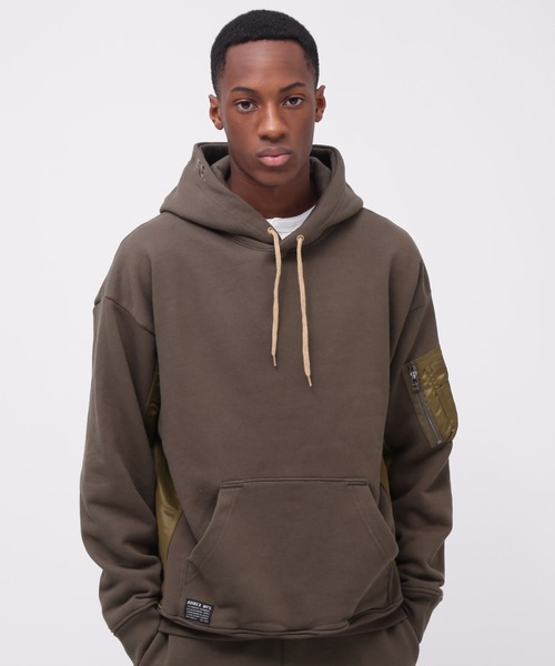 AVIREX セットアップパーカー アヴィレックス AVIREX VARSITY LOGO SWEAT ZIP UP PARKA /バー