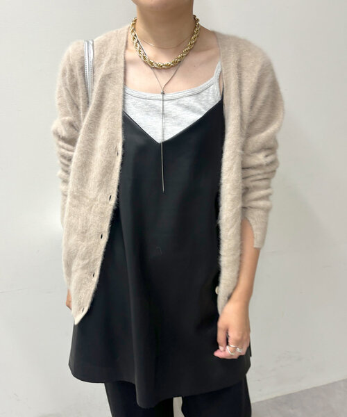 SHENERY（シーナリー） ブラウス シャツ レザーチュニックキャミ