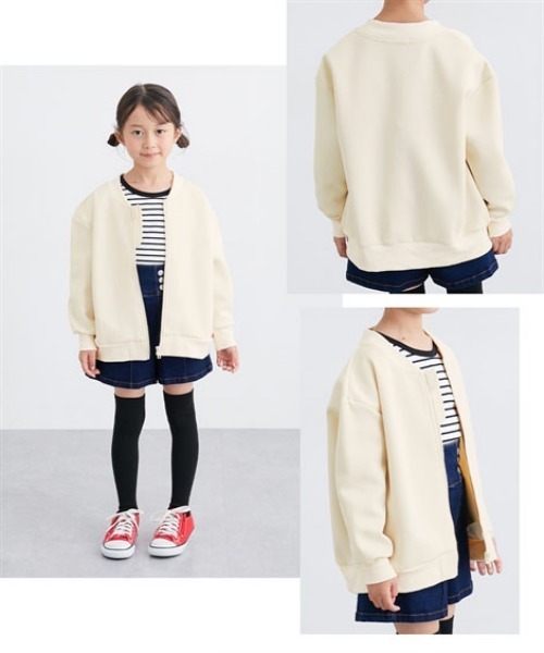 ブルゾン アウター カットソージップアップブルゾン キッズ 子供服