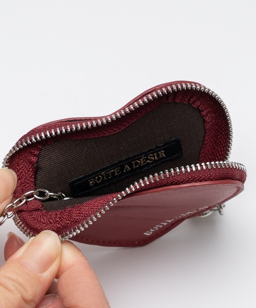 BOITE A DESIR キーケース heart mini chain pouch / ハートミニ