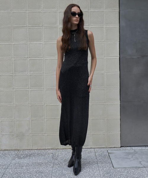 ワンピース JOSEMOON STONE MESH DRESS STONE MESH DRESS(F GREY): DRESSjosemoon
