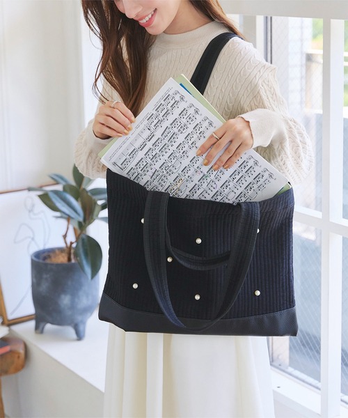 KOBE LETTUCE トートバッグ フェイクレザードッキングヌビバッグ  